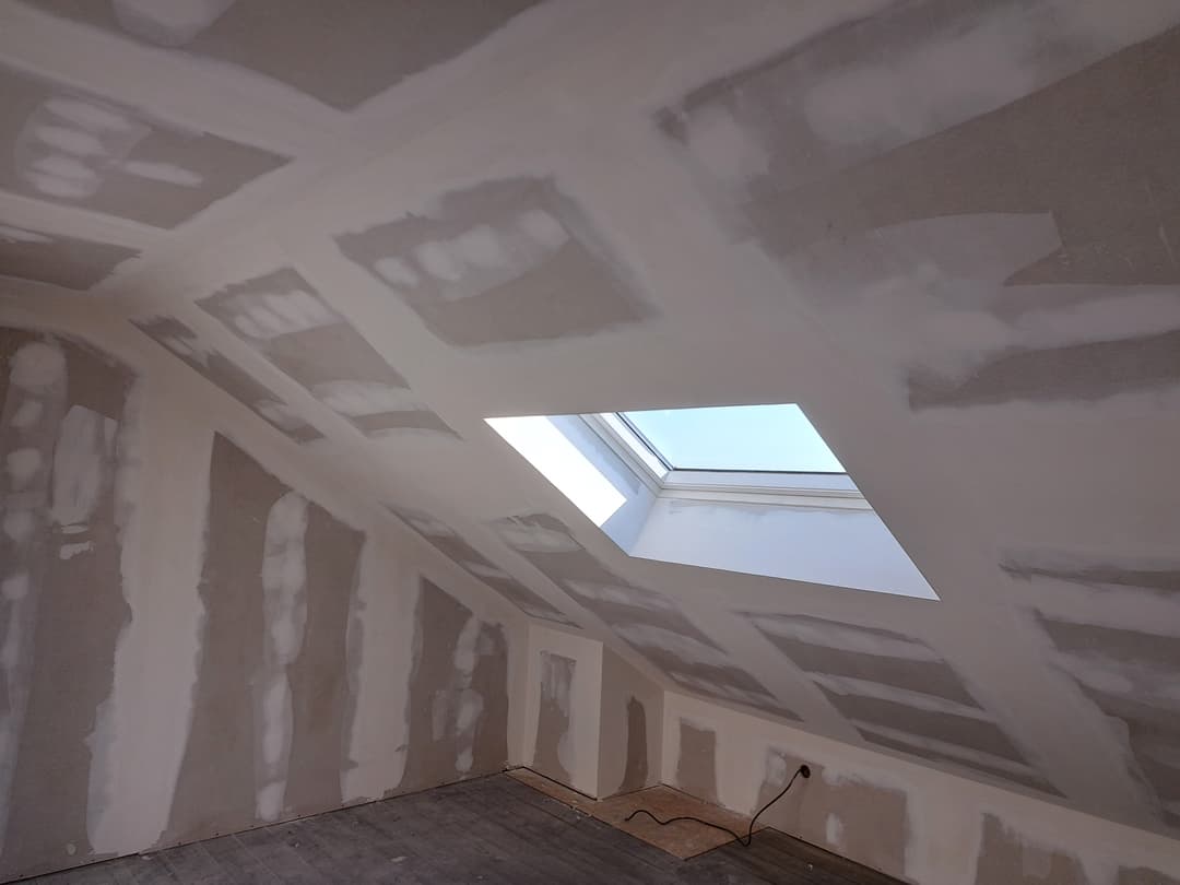 Rénovation plâtrerie chantier