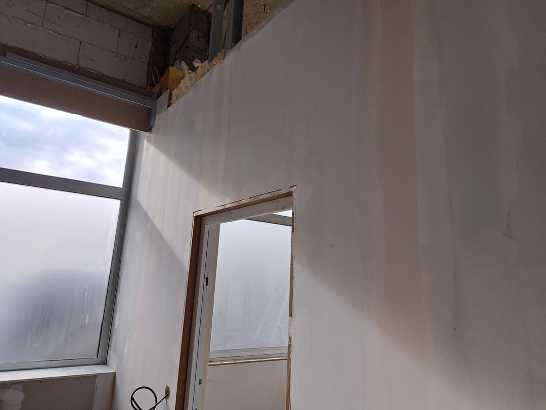 Rénovation plâtrerie chantier