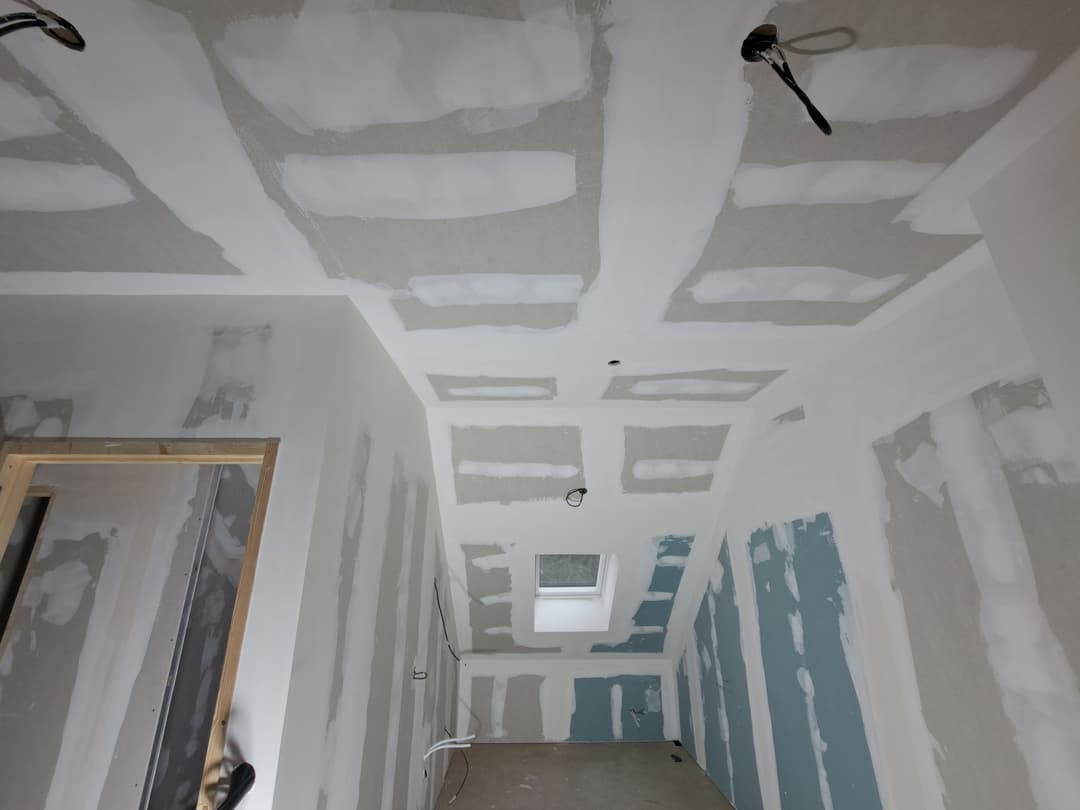 Rénovation plâtrerie chantier
